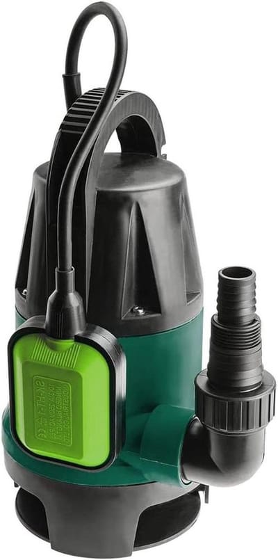 Dompelpomp - Waterpomp - Water Verplaatsen - Automatische Aan/Uit - 7500 L/U - Donkergroen