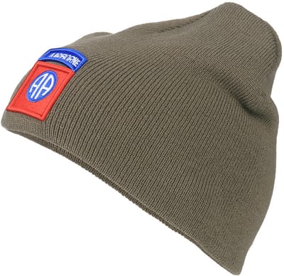Fostex Garments - Beanie 82nd Airborne (kleur: US olive 1942 / maat: NVT)