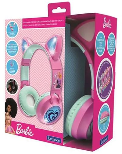 Barbie Cat’s ears shape wireless oplaadbaar headphones met verlichting