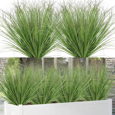 Kunstplanten voor Buiten | 20 Stuks Weerbestendig en UV-bestendig Kunstgras