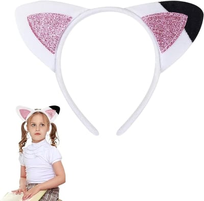 Haarband met kattenoren, haaraccessoires voor feestjes, carnaval en kostuums, trendy decoratie voor dierenliefhebbers