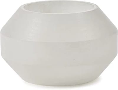 Serax Marie Michielssen theelichthouder D15cm H9cm albast wit
