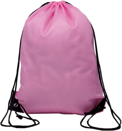 Go Go Gadget - Gymtas - Met Rijgkoord - 12Liter - Licht Roze