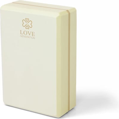 Love Generation - Foam Yogablok - Wonderful White