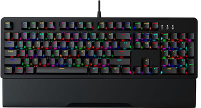 Zolveisa AK104 Mechanisch Gaming Toetsenbord – 104 Keys – RGB Backlit – Zwart – Blue Switches – Full Size Keyboard