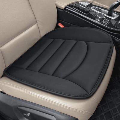 Traagschuim Autostoelkussen - Comfortabel en Multifunctioneel Kussen voor Auto, Kantoor en Thuis (Zwart)