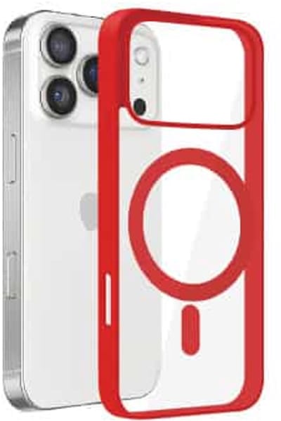 Zanaé – Backcover – iPhone 17 Pro – hoesje – MagSafe – Rood