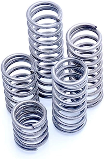 Drukveer Set - Compressieveer Rotorveer - Onderdelen Vervangen - Hoge Hardheid Staal - 10 Stuks - Metaal