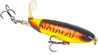 Kunstaas Plopper - Vislokker Wobbler - Vissen Op Baars - Zachte Roterende Staart - 140mm 35g - C2