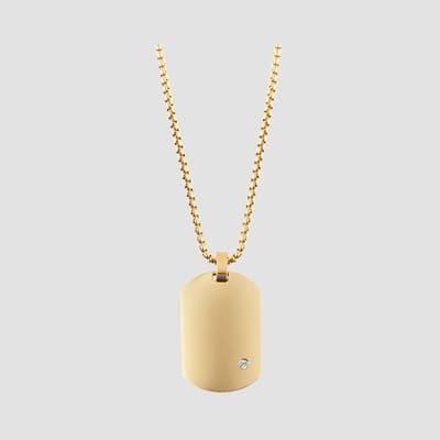 AKZENT Akzent herenketting met hanger Saranja, duurzaam