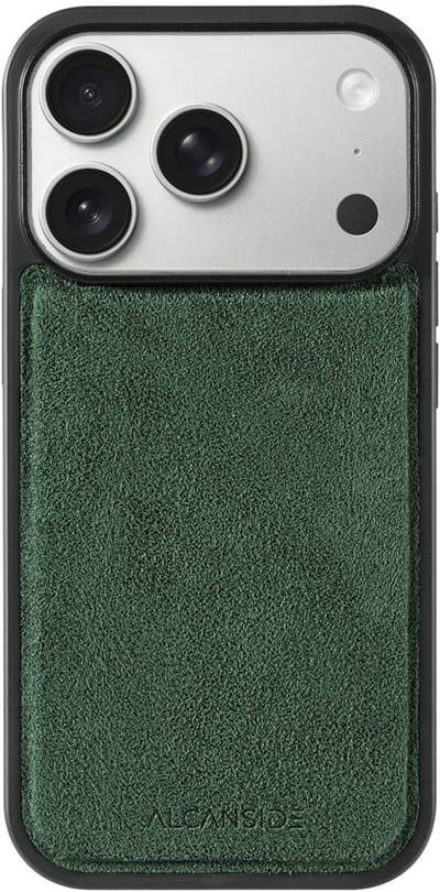iPhone 17 Pro - Alcantara Back Cover - Midnight Green