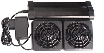 Verstelbare Aquarium Chiller Fan - Koeling voor Vis Tank met 2 Ventilatoren