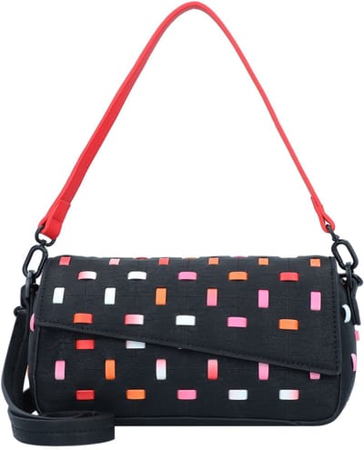 Desigual Schoudertas Fantasia Phuket Mini Hand Bag Black Zwart