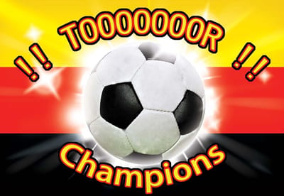 Fotobehang Football Germany | XL - 208cm x 146cm | 130g/m2 Vlies