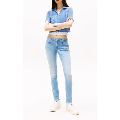 Tommy Hilfiger Sophie Skinny Jeans Denim Light Maat: W30L30 | Skinny Jeans Outlet | Dames | Blauw