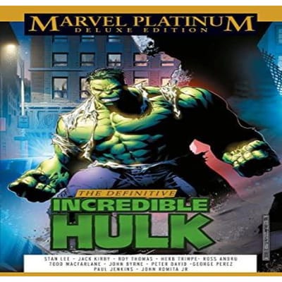 Marvel Platinum Deluxe Editie The Definitive Incredible Hulk door John Byrne Hardback Boek 9781804910368