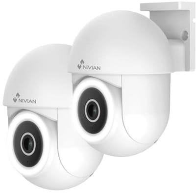 Mini 2K PTZ-camera met nachtzicht en bewegingsdetectie | Outdoor IP65 | Compatibel met Alexa en Google Home | Tuya app-besturing