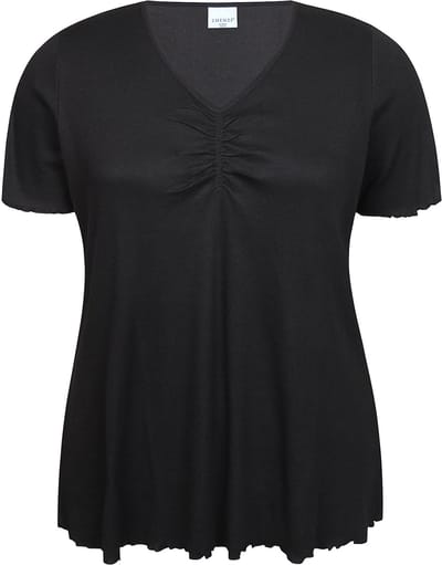 Zhenzi -Lara 1249-T-shirt S/S Black maat S=42/44
