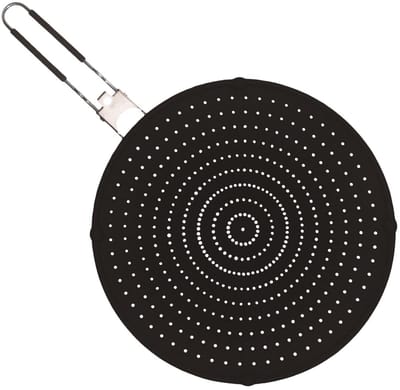 ONF3 - Silicone Splash Guard - Multifunctionele spetterbescherming - 31.8 cm - Hitte- en oliebestendig - Geschikt voor verschillende pannen - Ha...