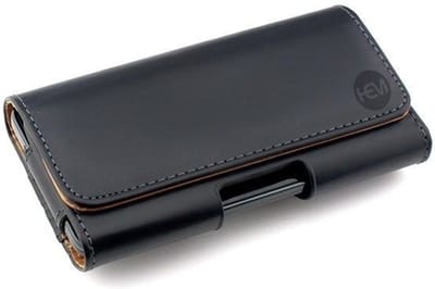 HEM Broekriem hoesje - Geschikt voor iPhone 15 Pro - Zwart