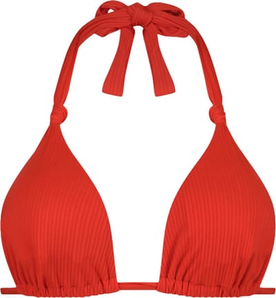 Beachlife Fiery Red triangel bikinitop