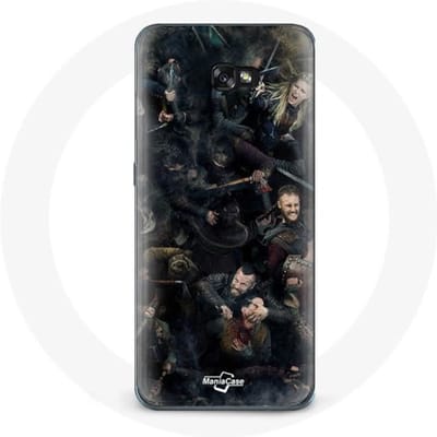 Hoesje voor Samsung Galaxy A3 2016 Vikings Teaser Seizoen 6 Poster Karakters Art