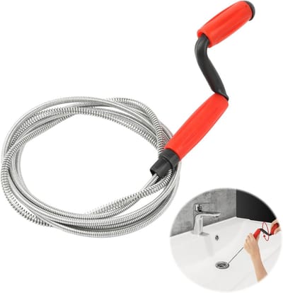 Afvoerreiniger Spiraal - Leiding Ontstopper - Verstopping Verhelpen - Flexibele Staaldraad - 3 Meter - Niet gespecificeerd