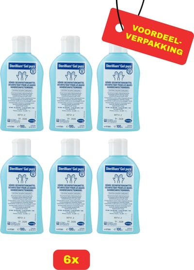 6X Sterillium Gel Hartmann - Handdesinfectant- 6 x 100ml -voordeelverpakking!