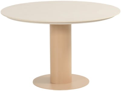 Hartman Girona Dining Tuintafel Ø120 cm - Cappuccino