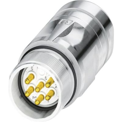M23 Koppelingsstekker 1620165 CA-07P1N8A90DN Zilver Phoenix Contact Inhoud: 1 stuk(s)