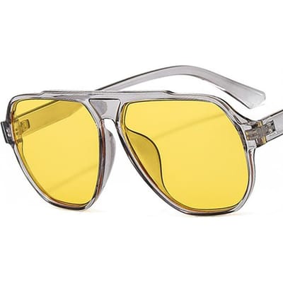 Qualité Qualité Qualité Qualité Qualité Lunettes de Soleil de Designer Lunettes de Soleil à Pont Unique Grande Monture Polyvalentes Lunettes Crapaud