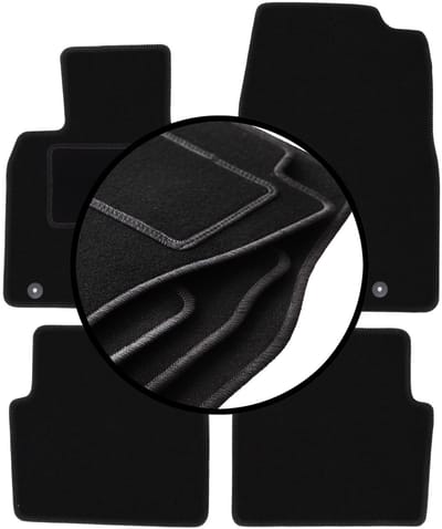 Complete set veloursmatten voor: Mazda 3 IV hatchback, sedan (2019-)