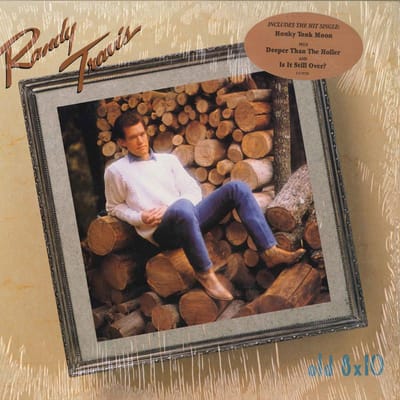 LP Plaat RANDY TRAVIS - Old 8 X 10 125738 WARNER BROS. 1988 US Country/Folk Gebruikt black