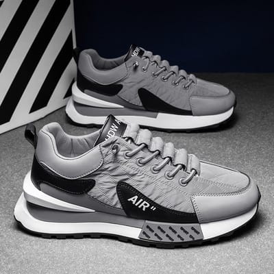 Luxe Heren Sneakers Antislip Heren Casual Schoenen Mode Platform Schoenen Comfortabele Slip-on Herenschoenen Nieuw Zapatillas De Hombre 42 gray