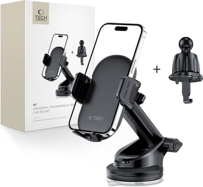 Tech-Protect V7 Car Cockpit / Air Vent Phone Holder - Black