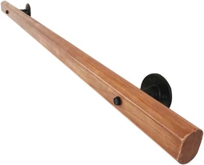 1 ft - 20 ft trapleuning, antislip trapleuning van hout, barrièrevrije traphandgreep voor ouderen, aan de muur gemonteerde gangsteunstang voor binnen