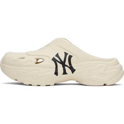 New York Yankees MLB Big Ball Chunky Herstel Mules Unisex Pantoffels Wit 3ASQR0153-50IVS 38 white