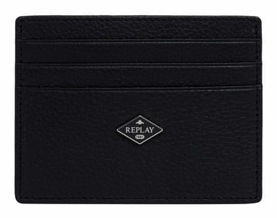 REPLAY kaarthouder Card Holder Black zwart