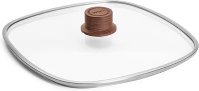 Veiligheidsglas Deksel, Vierkant, 28 x 28 cm, Beukenhout - Woll | EcoLogic QXR