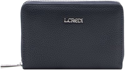 L.CREDI portemonnee Perla Zip Around Wallet Marina donkerblauw