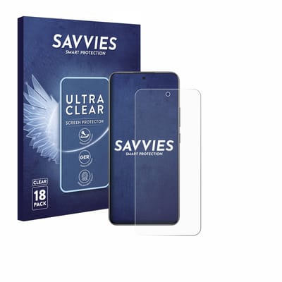 Savvies - Screenprotector voor Oppo F29 Pro - Folie Beschermfolie transparant 18 Stuks