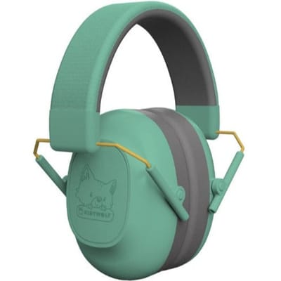 KIDYWOLF KIDYNOISE Kinder Gehoorbescherming Groen – 25dB Geluidsreductie, Opvouwbaar & Verstelbaar, 5+