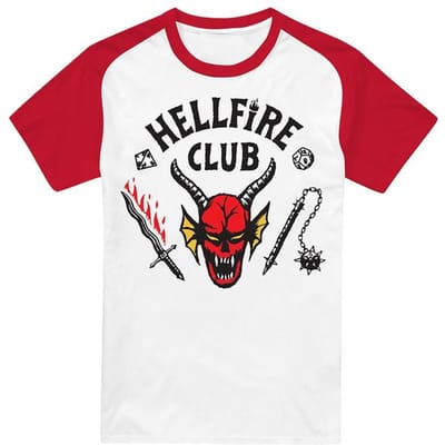 Stranger Things T-shirt - Hellfire Club - S tot XXL - voor Mannen - meerkleurig