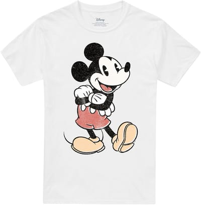 Disney Mickey Showtime Heren T-Shirt - Gemêleerd grijs - S