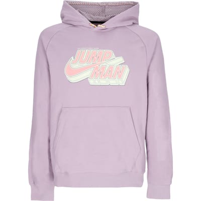 Lichtgewicht herensweatshirt met capuchon Jumpman fleecetrui met capuchon Plum Fog