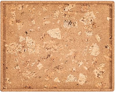 ZICZAC - Dienblad - QUERCO - 100% kurk - Vlek- en waterafstotend - Rechthoekig - 46x36cm - Rock