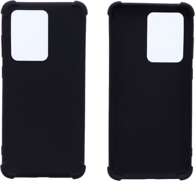 Shockproof Hoesje Geschikt voor: Samsung Galaxy S20 Ultra Anti Shock Silicone - Zwart - ZT Accessoires
