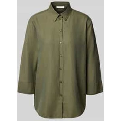 Overhemdblouse met knoopsluiting