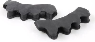 Jumada's - Verbeter je Hallux Valgus met de Teencorrector - 2 Stuks - Zwart - Teenspreiders zwart