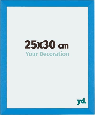 Your Decoration - Fotolijst 25x30 cm - MDF - Helder Blauw - Mura